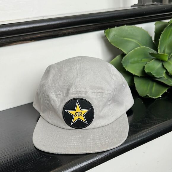 New Rockstar Gray Cap with Star Logo unisex - Picture 1 of 6